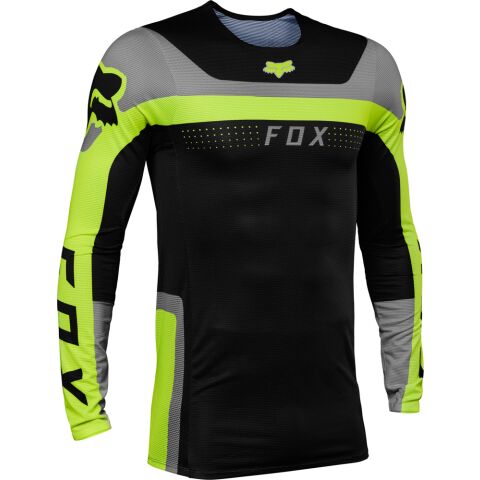 FOX Flexair Efekt Jersey  - L, Fluo Yellow MX23