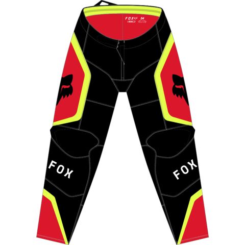 FOX 180 Ballast Pant - 34, Black/Red MX24