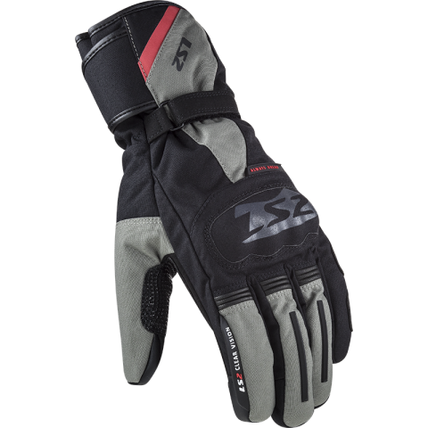 LS2 SNOW MAN GLOVES BLACK GREY XXL