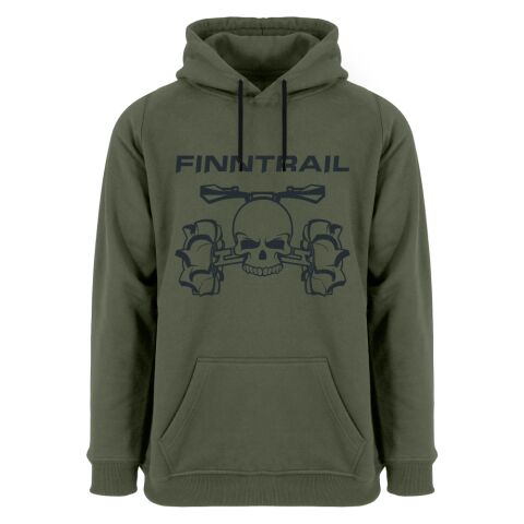 Finntrail Hoody ATV skull Khaki XXL
