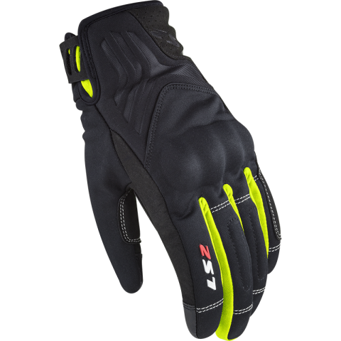 LS2 JET 2 LADY GLOVES BLACK H-V YELLOW M
