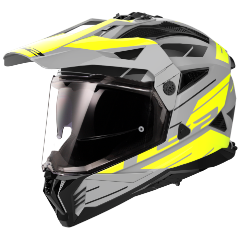 LS2 MX702 PIONEER II NAMIB M.GREY H-V YELLOW-06 XL
