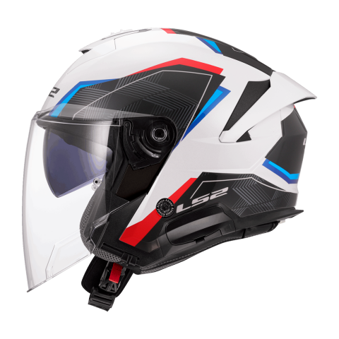 LS2 OF618 VERSO II AIR WHITE BLUE RED L