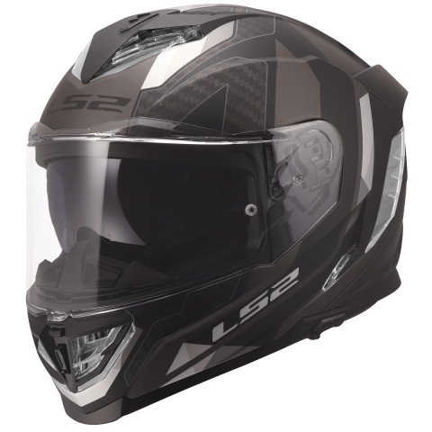 LS2 FF818 STORM III SPORTY BLACK GREY S