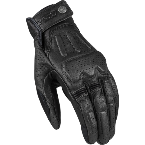 LS2 RUST MAN GLOVES BLACK LEATHER XXL