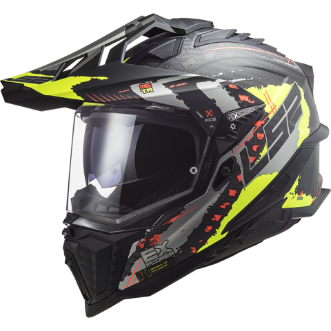 LS2 MX701 Explorer C EXTEND Matt H-V Yellow L