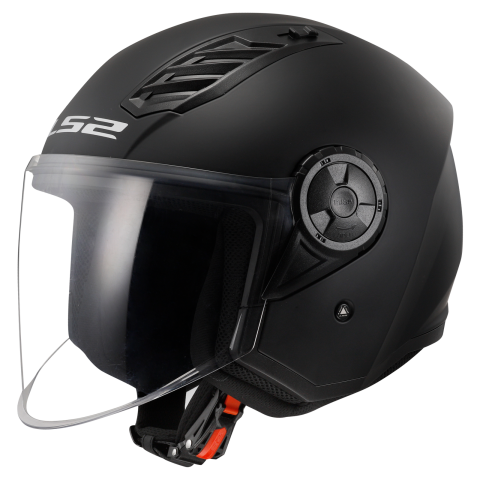 LS2 OF616 AIRFLOW II SOLID MATT BLACK-06 XL