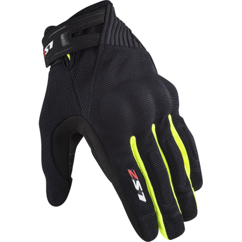 LS2 DART 2 MAN GLOVES BLACK H-V YELLOW M