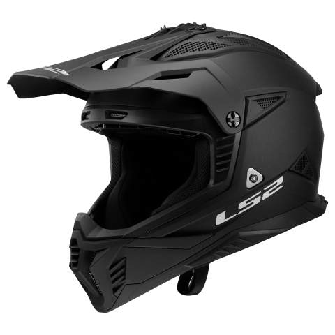 LS2 MX708 FAST II SOLID MATT BLACK-06 3XL