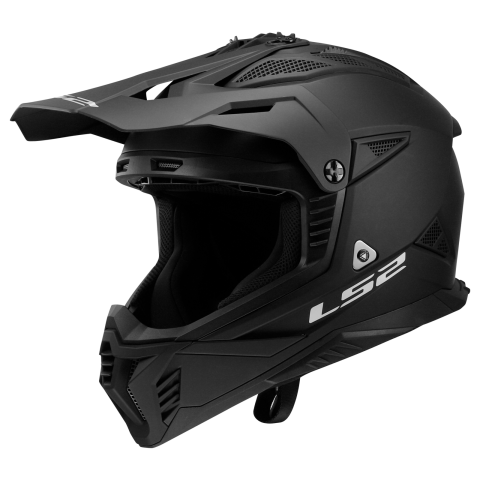 LS2 MX708 FAST II SOLID MATT BLACK-06 XS