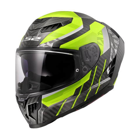 LS2 FF807 DRAGON TRAX H-V YELLOW XXS