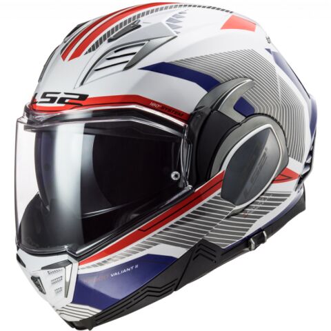 LS2 FF900 VALIANT II REVO WHITE RED BLUE XS