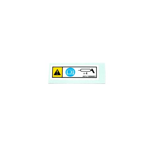 OIL FILLING LABEL