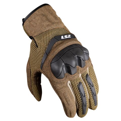 LS2 KUBRA MAN GLOVES BROWN