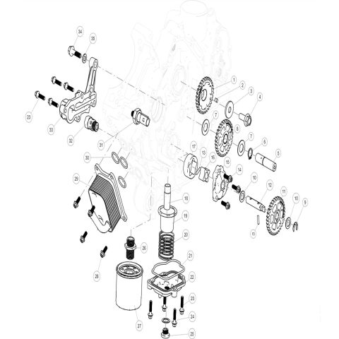 Lubricating system.