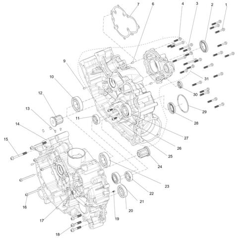 CRANKCASE ASSY