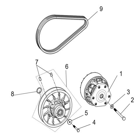 CVT assembly HZ