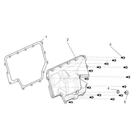 Oil pan sub-assembly.
