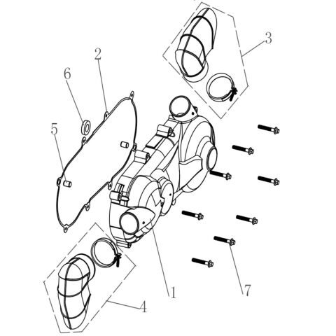 Crankcase Cover Assy ,left