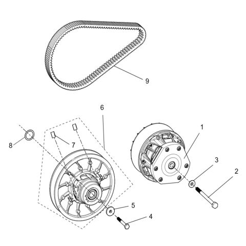 CVT assembly HZ CVT