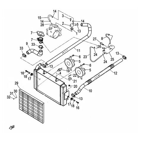 RADIATOR (FOR 4WD)