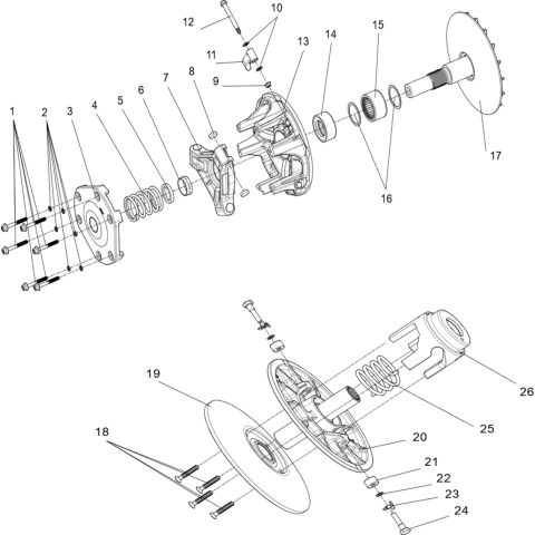 CVT assembly HZ CVT