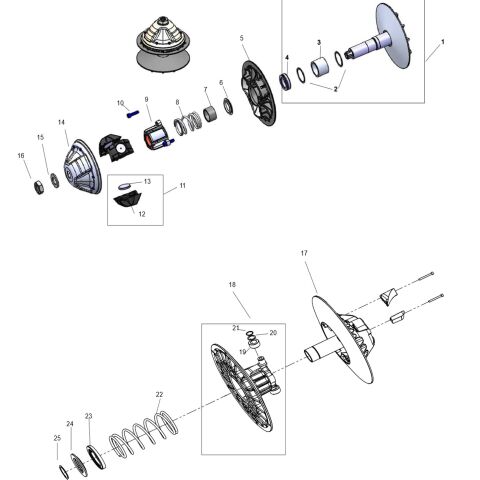 Cvtech wearing parts