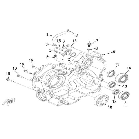 RIGHT CRANKCASE