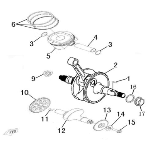 CRANKSHAFT COMP