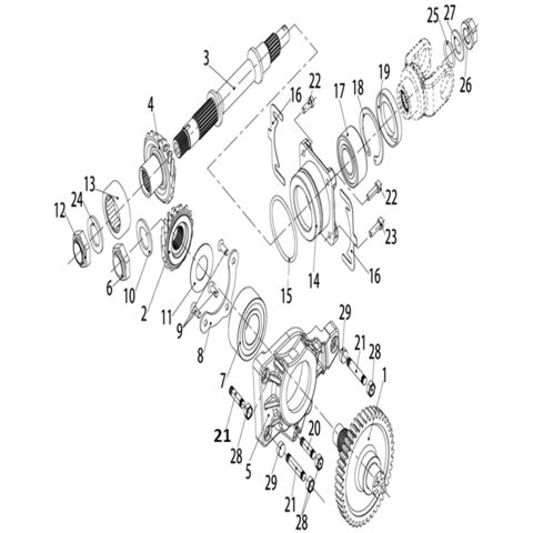 REAR OUTPUT ASSY