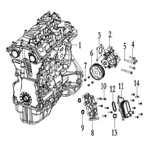 PUMP ASSY, WATER.