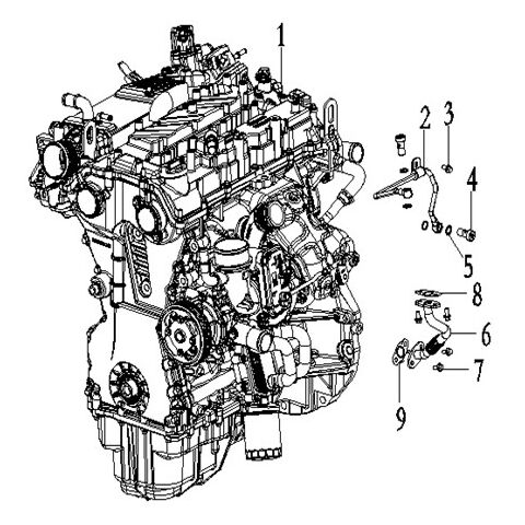 PIPE ASSY, OIL.