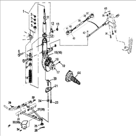 SHOCK ABSORBER FRONT