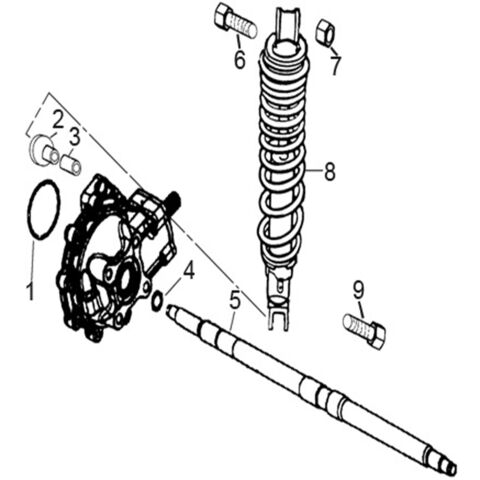 SHOCK ABSORBER REAR