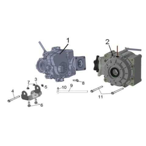 FRONT AND REAR GEAR-BOX