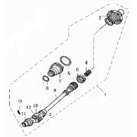 REAR KNUCKLE ASSY