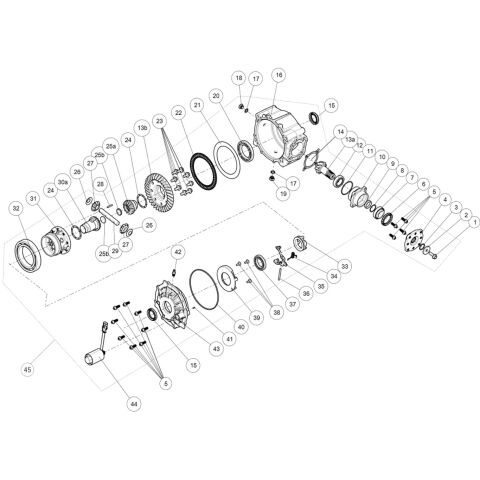REAR AXLE WITH DIFF.