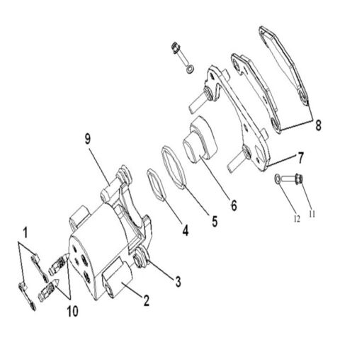 BRAKE CALIPER,L.FR 0F EUROPE BRAKING SYSTEM