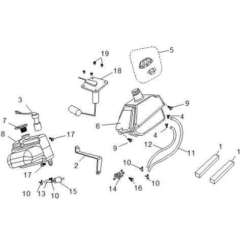 Fuel Tank、Oil Tank