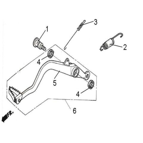 PEDAL, BRAKE