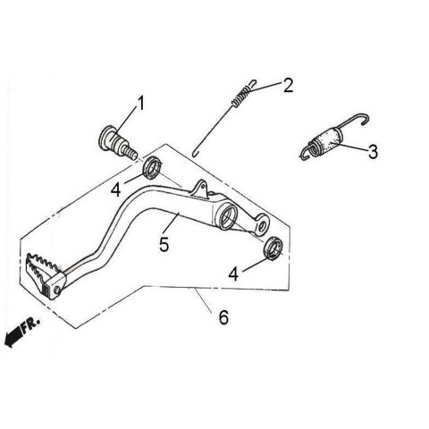 PEDAL,BRAKE（EURO 4）