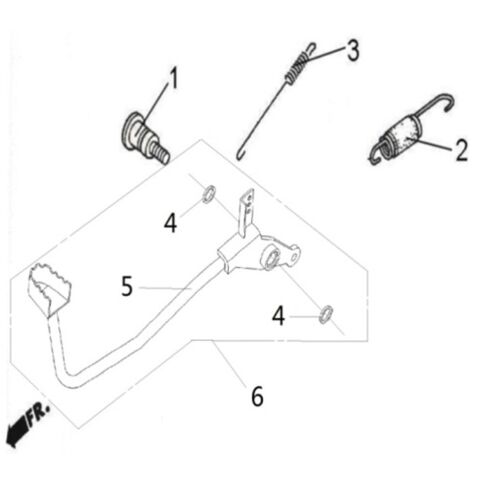 PEDAL,BRAKE
