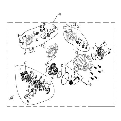 FRONT GEAR-BOX