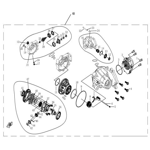 FRONT GEAR-BOX