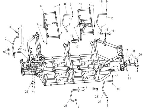 Metal structural parts