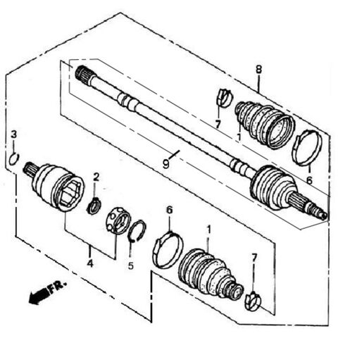 FRONT DRIVE AXLE （FOR 4WD）
