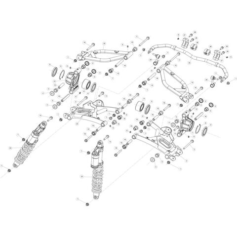 REAR SUSPENSION,MUD VERSION