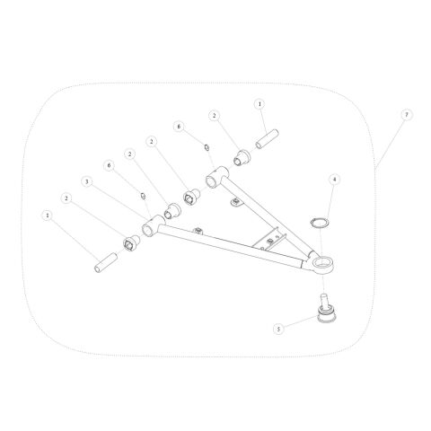 LOWER WELD ARM (FR)