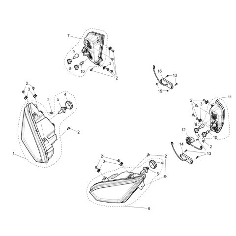 Lamp assembly-European standard