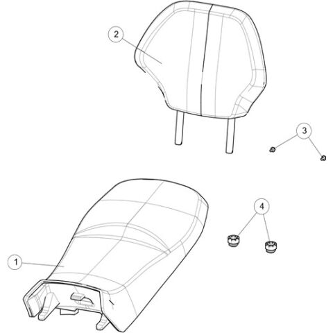 CUSHION ASSY LONG VERSION